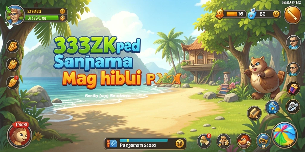 Visual gameplay 33ZK yang menghibur dan menenangkan.