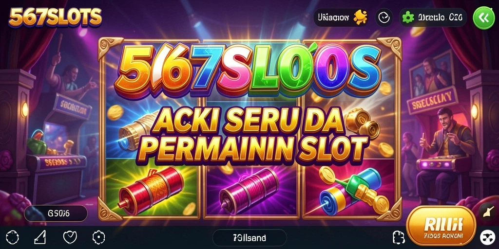 Tampilan gameplay seru dari 567SLOTS dengan efek visual yang menawan.