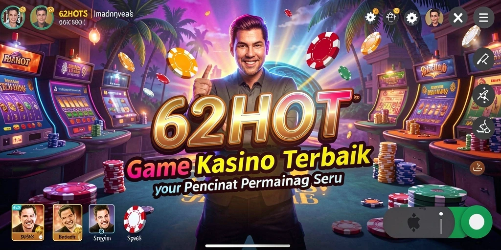 Tampilan permainan Kasino yang menarik dan mendebarkan di 62HOT.