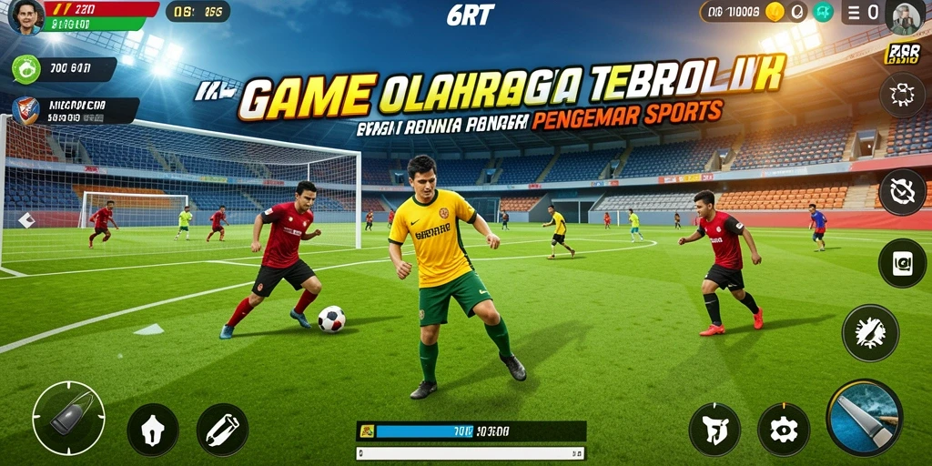 Tampilan menarik dari gameplay 6RT yang mendebarkan.