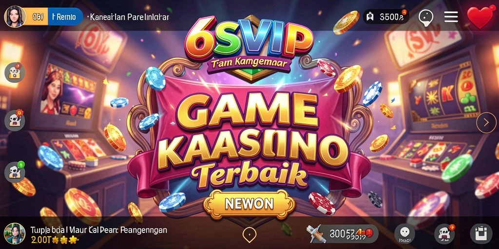 Tampilan menarik dari permainan Kasino di 6SVIP.