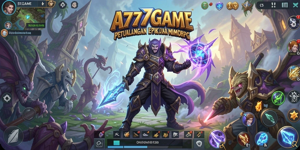 Gameplay seru dalam A777GAME yang penuh petualangan.