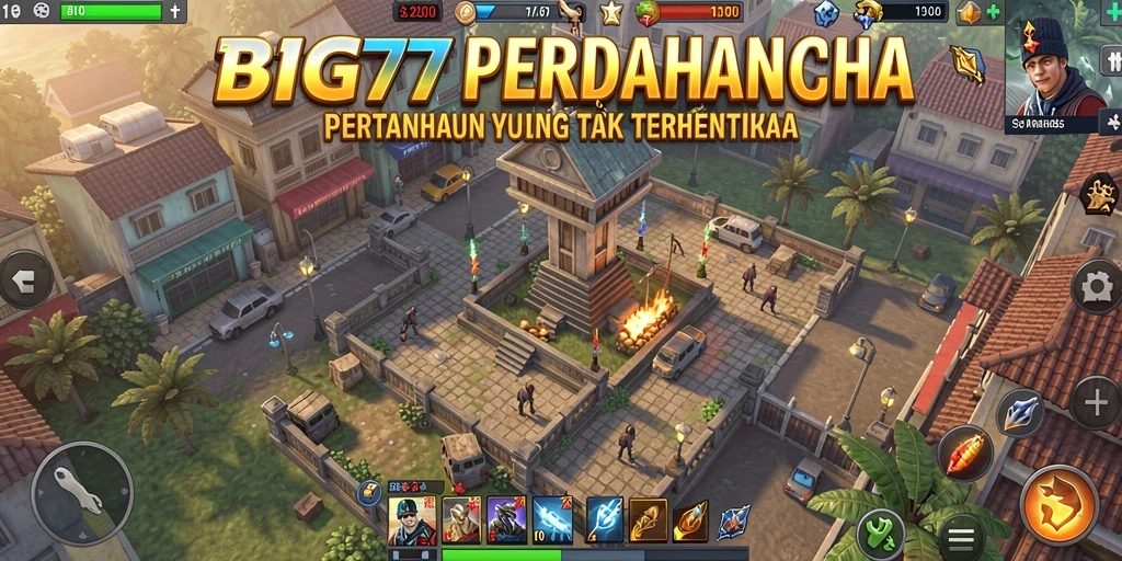 Gameplay BIG77 yang mendebarkan dan seru dalam pertahanan menara.