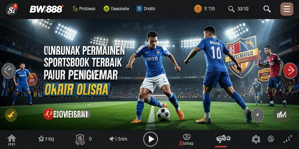 Gambaran gameplay BW888 dengan fitur sportsbook yang menarik.