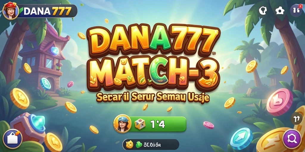 Tampilan gameplay DANA777 yang penuh warna dan menantang.