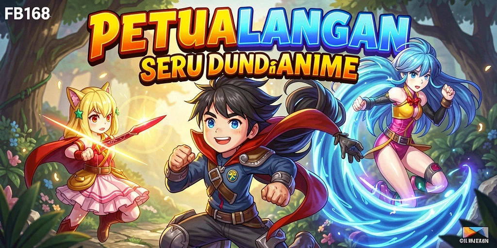 Screenshot gameplay FB168 menampilkan pertarungan karakter anime yang dinamis.