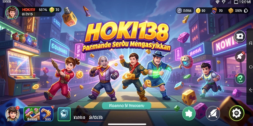 Tampilan gameplay HOKI138 yang penuh aksi dan tantangan seru.