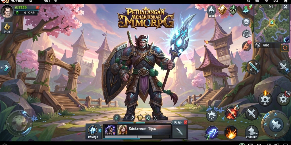 Gameplay seru dalam dunia terbuka HOYE55 yang penuh aksi.