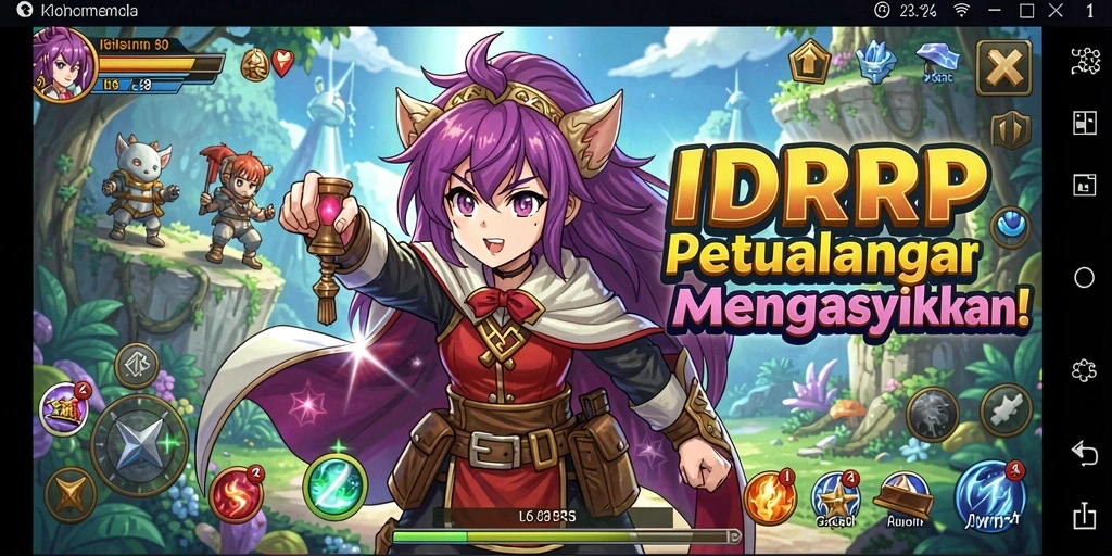 Gameplay menakjubkan dari IDRRP dengan karakter Anime yang hidup.