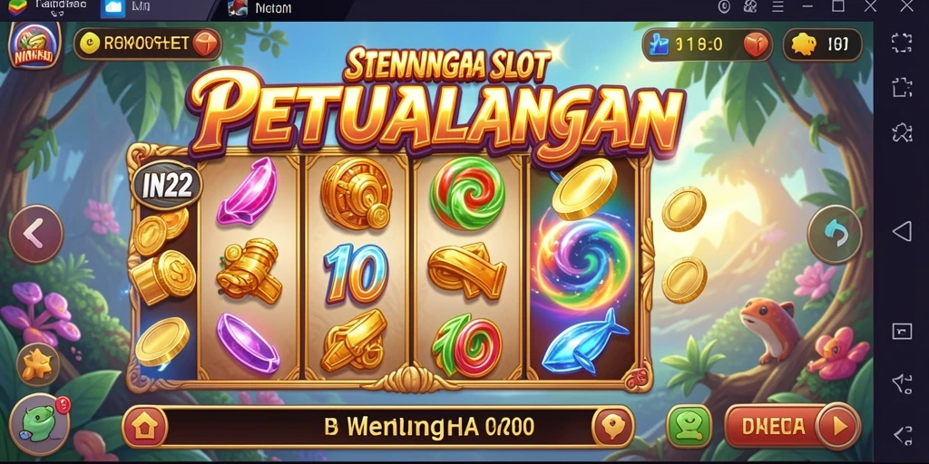 Gameplay IN22 menampilkan momen seru dalam petualangan Slot.