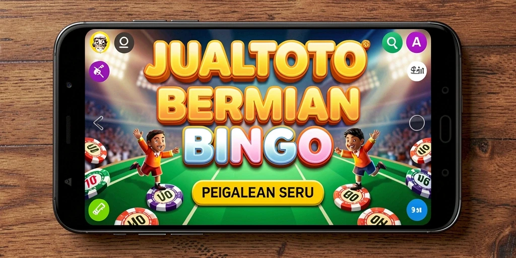 Gameplay seru Bingo di aplikasi JUALTOTO dengan beragam pilihan.