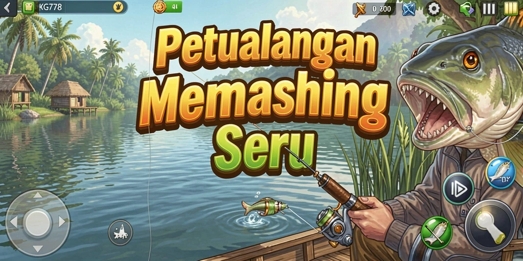 Gameplay seru KG778 dengan berbagai lokasi memancing yang menakjubkan.