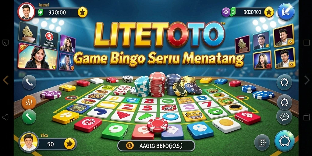 Tampilan menarik dari gameplay Bingo di LITETOTO.