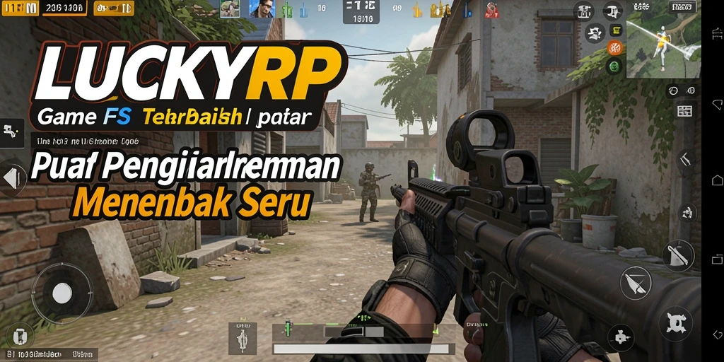Gameplay LUCKYRP yang intens dan penuh aksi dalam setiap pertempuran.