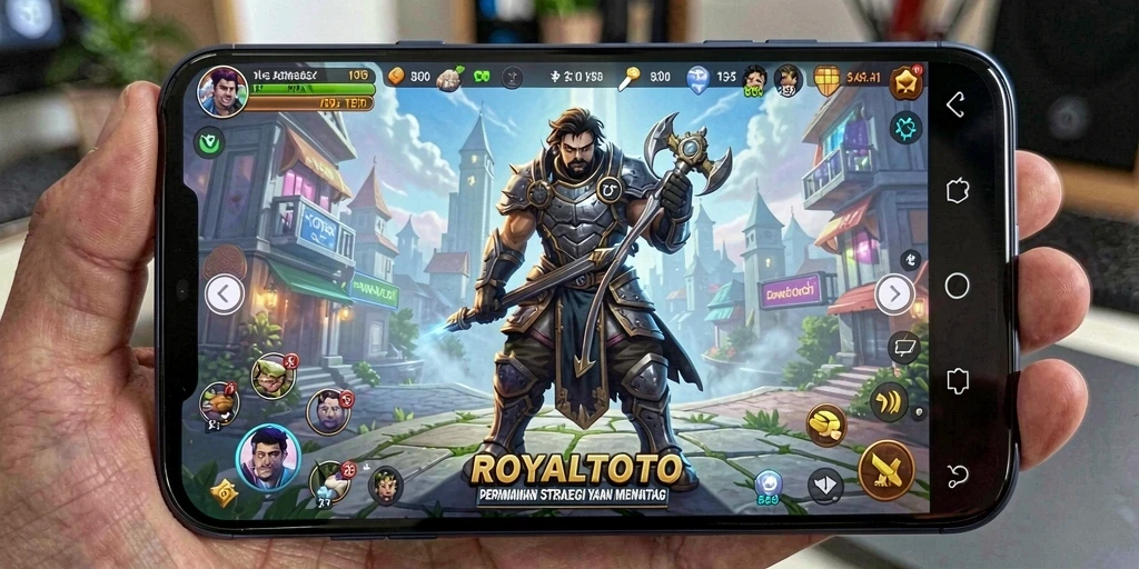 Tampilan gameplay strategis yang menantang di ROYALTOTO.
