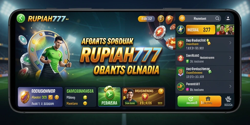 Tampilan antarmuka RUPIAH777 yang menarik dan mudah digunakan untuk taruhan olahraga.