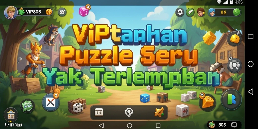 Tangkapan layar gameplay VIP805 dengan tantangan puzzle yang menarik.